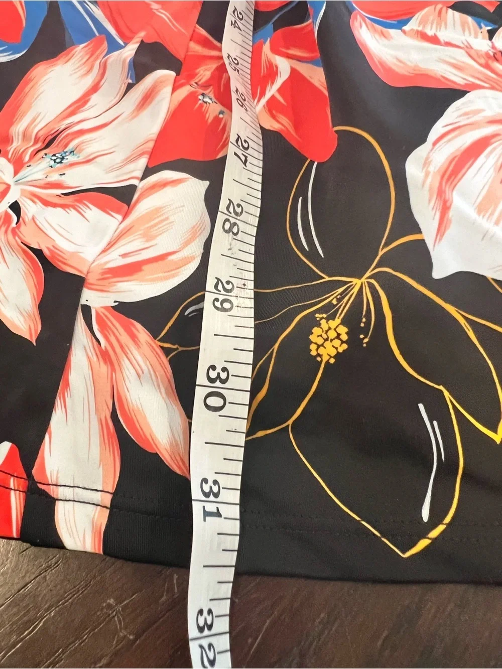 Swim Solutions Floral Print Empire Swim Dress Tummy Control Swimdress 14 NWT